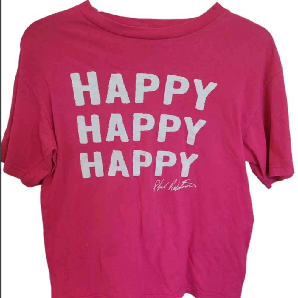 Duck dynasty “Happy Happy Happy” shirt by Duck Commander. Ladies size L